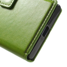 Karpántos notesz tok Sony Xperia X Compact telefonhoz - ZÖLD