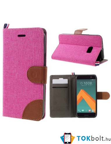 Pink - Barna mappa tok HTC 10 / HTC 10 Lifestyle telefonhoz