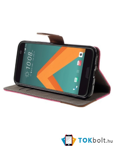 Pink - Barna mappa tok HTC 10 / HTC 10 Lifestyle telefonhoz
