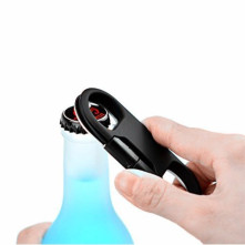 Micro USB töltő kábel + Sörnyitó - FEKETE