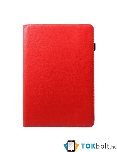 Univerzális 360 fokban forgatható táblagép tok 9-10 inches készülékekhez - PIROS