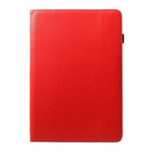 Univerzális 360 fokban forgatható táblagép tok 9-10 inches készülékekhez - PIROS