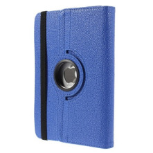 Univerzális 360 fokban forgatható táblagép tok 9-10 inches készülékekhez - SÖTÉTKÉK