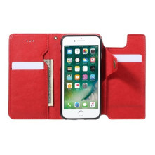 SMINK kettő az egyben tükrös telefontok iPhone 6 Plus / 6s Plus telefonhoz - PIROS
