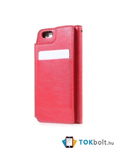 SMINK kettő az egyben tükrös telefontok iPhone 6 Plus / 6s Plus telefonhoz - PINK