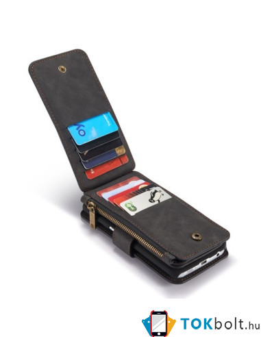 CaseMe notesztok Samsung Galaxy S6 EDGE telefonhoz - FEKETE