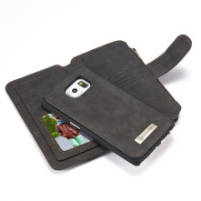 CaseMe notesztok Samsung Galaxy S6 EDGE telefonhoz - FEKETE