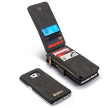 CaseMe notesztok Samsung Galaxy S6 EDGE telefonhoz - FEKETE