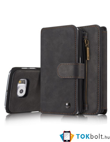 CaseMe notesztok Samsung Galaxy S6 telefonhoz - FEKETE