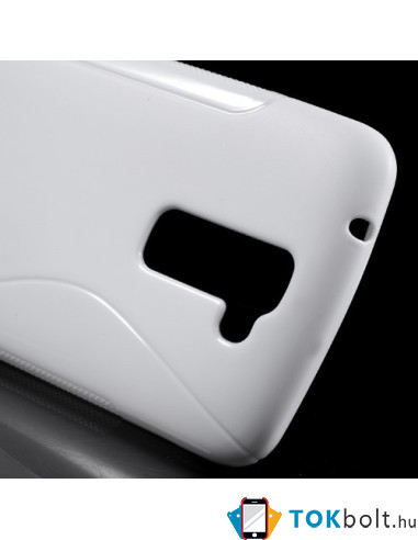 S-Line rugalmas tok LG K10 telefonhoz - FEHÉR