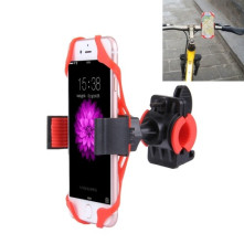 360 fokban forgatható kerékpáros telefon tartó iPhone 7 / 7 Plus / iPhone 6 / 6 Plus / iPhone 5 / 5C & 5s - PIROS