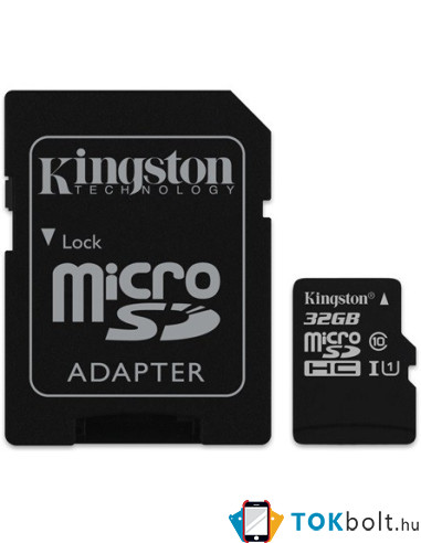 Kingston 32GB G2 Class 10 UHS-I microSDHC memóriakártya