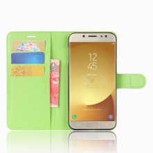 Zöld notesz tok Samsung Galaxy J7 (2017) telefonhoz