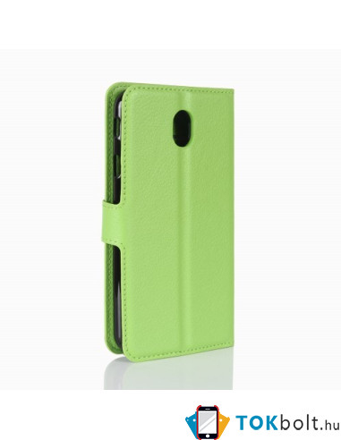 Zöld notesz tok Samsung Galaxy J7 (2017) telefonhoz