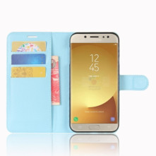 Kék notesz tok Samsung Galaxy J7 (2017) telefonhoz