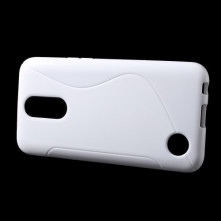 S-line rugalmas tok LG K10 (2017) telefonhoz - FEHÉR