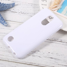 S-line rugalmas tok LG K10 (2017) telefonhoz - FEHÉR