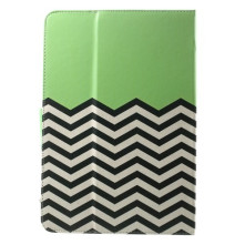 10 inches kiwizöld chevron univerzális kinyitható táblagép tok