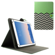 10 inches kiwizöld chevron univerzális kinyitható táblagép tok