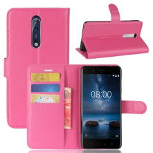 Notesz tok Nokia 8 készülékhez - PINK