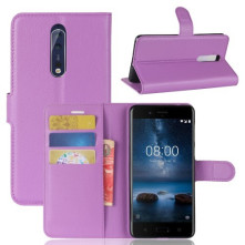 Notesz tok Nokia 8 készülékhez - LILA