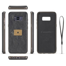 CaseMe notesz telefontok Samsung Galaxy S8 Plus telefonhoz - FEKETE