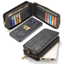 CaseMe notesz telefontok Samsung Galaxy S8 Plus telefonhoz - FEKETE