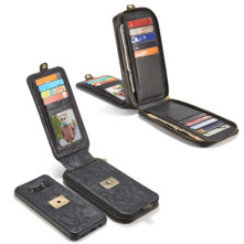 CaseMe notesz telefontok Samsung Galaxy S8 Plus telefonhoz - FEKETE