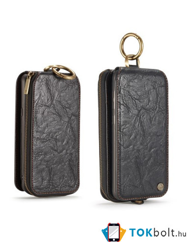 CaseMe notesz telefontok Samsung Galaxy S8 Plus telefonhoz - FEKETE