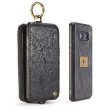 CaseMe notesz telefontok Samsung Galaxy S8 Plus telefonhoz - FEKETE