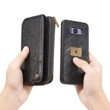 CaseMe notesz telefontok Samsung Galaxy S8 Plus telefonhoz - FEKETE