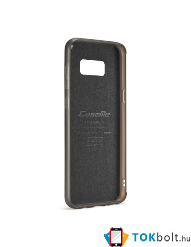 CaseMe notesz telefontok Samsung Galaxy S8 Plus telefonhoz - FEKETE