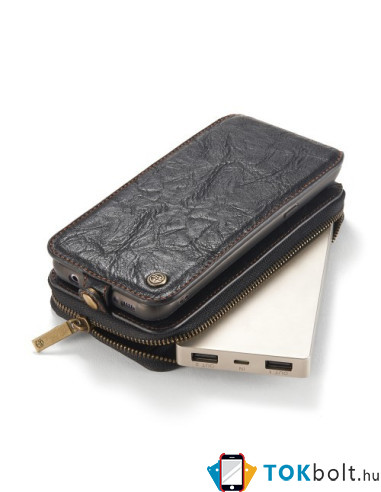 CaseMe notesz telefontok Samsung Galaxy S8 Plus telefonhoz - FEKETE