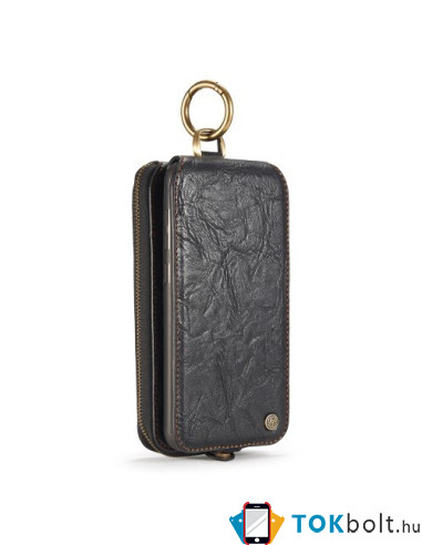 CaseMe notesz telefontok Samsung Galaxy S8 Plus telefonhoz - FEKETE