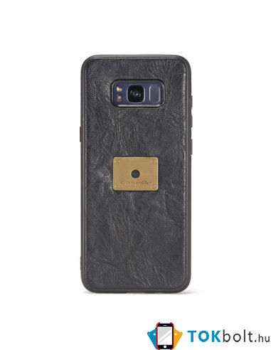 CaseMe notesz telefontok Samsung Galaxy S8 Plus telefonhoz - FEKETE