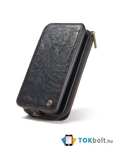CaseMe notesz telefontok Samsung Galaxy S8 Plus telefonhoz - FEKETE