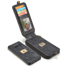 CaseMe notesz telefontok Samsung Galaxy S8 Plus telefonhoz - FEKETE