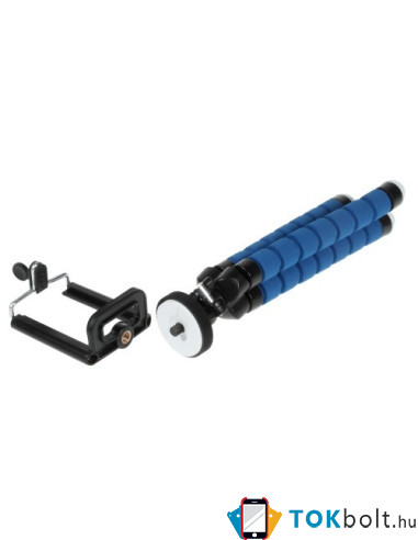 Tripod - három rugalmas lábú telefon állvány - KÉK