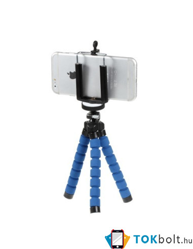 Tripod - három rugalmas lábú telefon állvány - KÉK