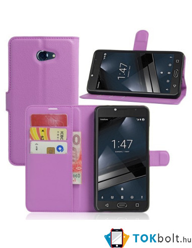 Notesz tok Vodafone Smart ultra 7 telefonhoz - LILA