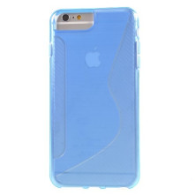 S-line rugalmas tok iPhone 8/7/6s/6 telefonhoz - KÉK