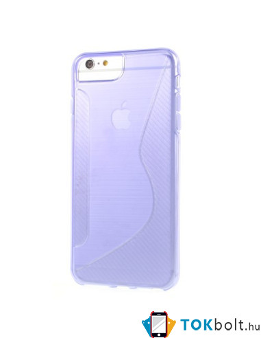 S-line rugalmas tok iPhone 8/7/6s/6 telefonhoz - LILA