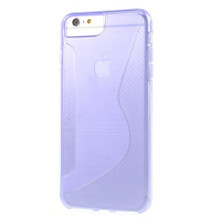 S-line rugalmas tok iPhone 8/7/6s/6 telefonhoz - LILA
