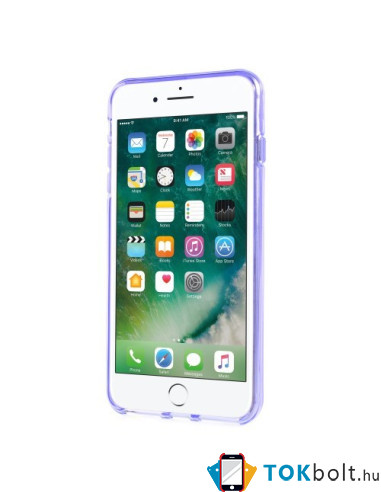 S-line rugalmas tok iPhone 8 Plus /7 Plus/6s Plus/6 Plus telefonhoz - LILA