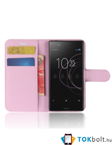 Notesz telefontok Sony Xperia XZ1 Compact telefonhoz - RÓZSASZÍN