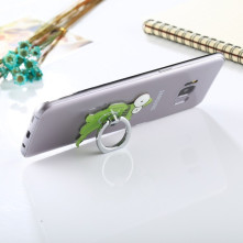 Mintás 360 fokban forgatható telefon gyűrű - DINOSZAURUSZ