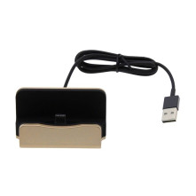 Univerzális USB Type-C csatlakozású asztali töltő állvány - ARANY SZÍNŰ