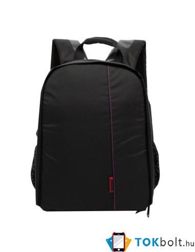 INDEPMAN DL-B012 fotós hátizsák GoPro, SJCAM, Nikon, Canon, Xiaomi Xiaoyi YI, Méret: 27.5 * 12.5 * 34 cm - PIROS