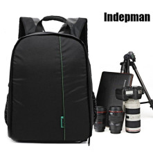 INDEPMAN DL-B012 fotós hátizsák GoPro, SJCAM, Nikon, Canon, Xiaomi Xiaoyi YI, Méret: 27.5 * 12.5 * 34 cm - PIROS