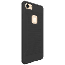 Apple iPhone 8 / 7 karbon mintás tok - SZÜRKE